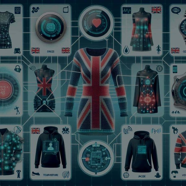 What are the cutting-edge developments in smart fabric technology for UK's fashion industry?