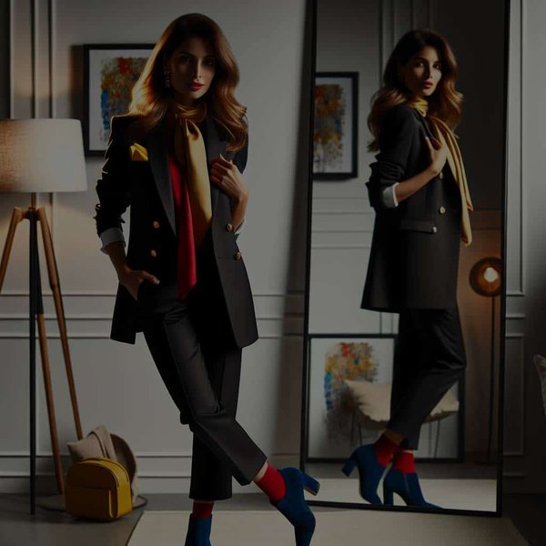 What Are the Top Tips for Wearing a Monochrome Suit with Pops of Color?