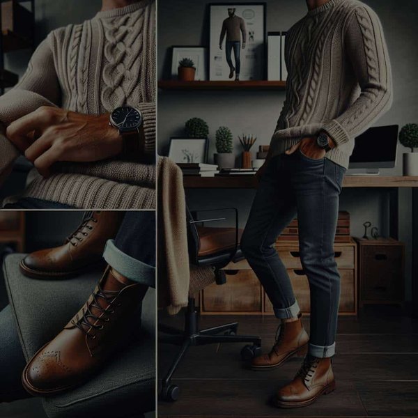 What's the Best Way to Style a Fisherman Sweater for a Casual Office Look?